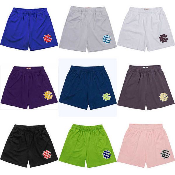 

ee luxury fashion men's shorts eric emanuel basic new york city skyline men women jog pants casual loose fitness short muscle sports pa, White;black