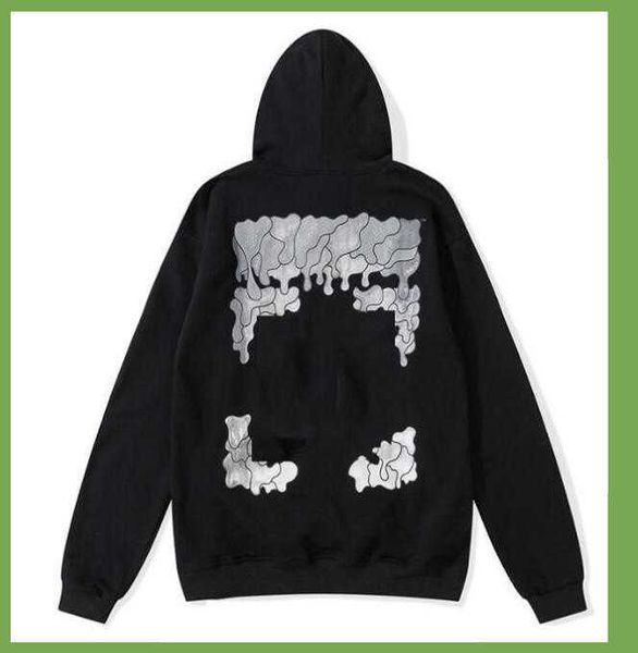 

mens hoodies sweatshirts 60 off style trendy fashion sweater painted arrow crow stripe loose hoodie womens coatjqm1off tshirts offs white, Black