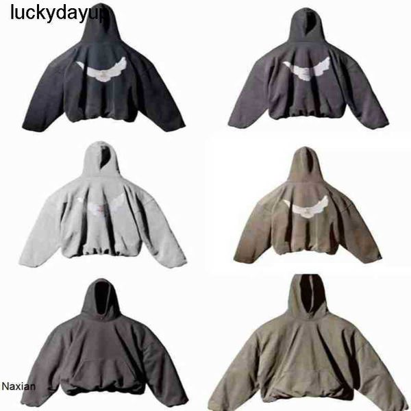 

men's hoodies sweatshirts designer kanyes classic hoodie name peace printed mens womens pullover sweater hooded, Black