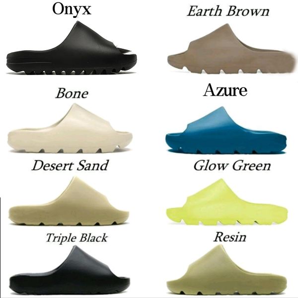 

beach slippers flat sandals men women summer slides sandal slipper black onyx bone desert sand earth brown enflame orange pure resin azure