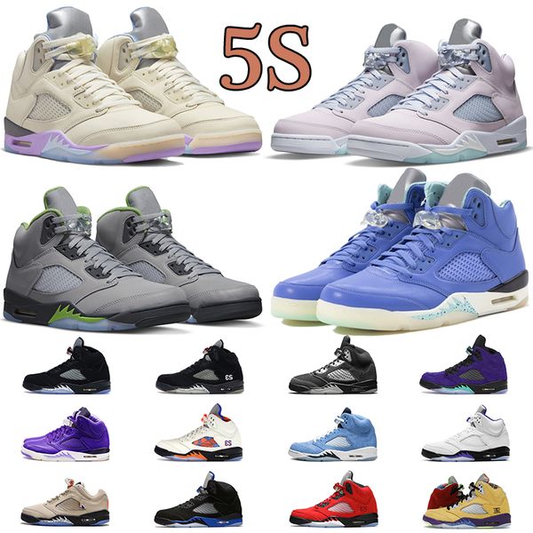 

2023 oots 5 5s jumpman basketball shoes men women sport sneaker we the blue easter black metallic concord unc alternate grape mens sneaker