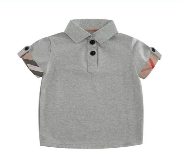 

boys039 summer short sleeve tshirt cotton lapel casual grey children039s 476664, Blue