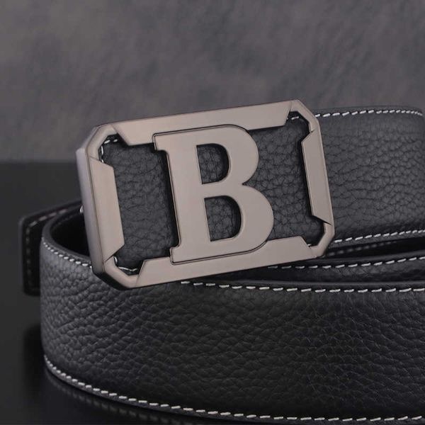 

belts letter b slide buckle luxury famous brand belts men full grain leather designers fancy jeans ceinture homme 1216, Black;brown