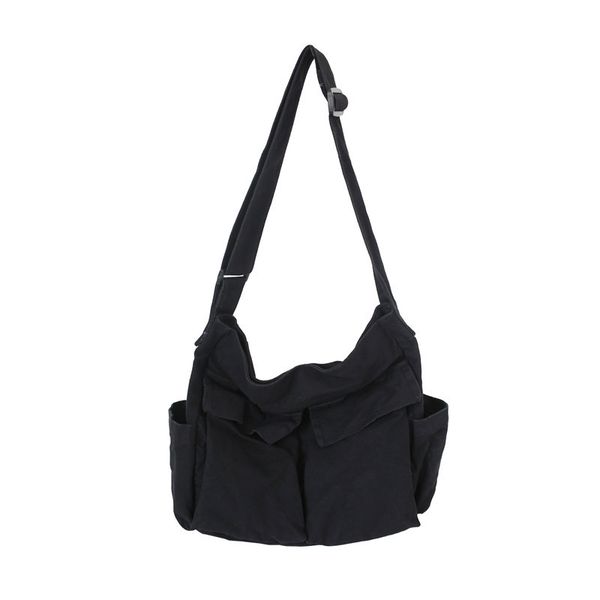 

womens school messenger bags for ladies designer handbag solid large capacity casual canvas shoulder female bags