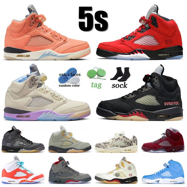 

2023 high boots 5s og mens basketball shoes jumpman 5 high sneakers crimson bliss sail noir black muslin jade horizon unc expression burgund