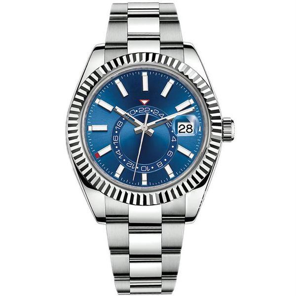 

men automatic watches 42mm 2813 movement 316l stainless steel luminous waterproof business sports mechanical watc258h, Slivery;brown