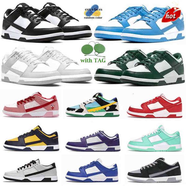 

kd panda running shoes designer sb dunks lows for men women sneakers pink gai unc syracuse grey fog university red varsity green, Black