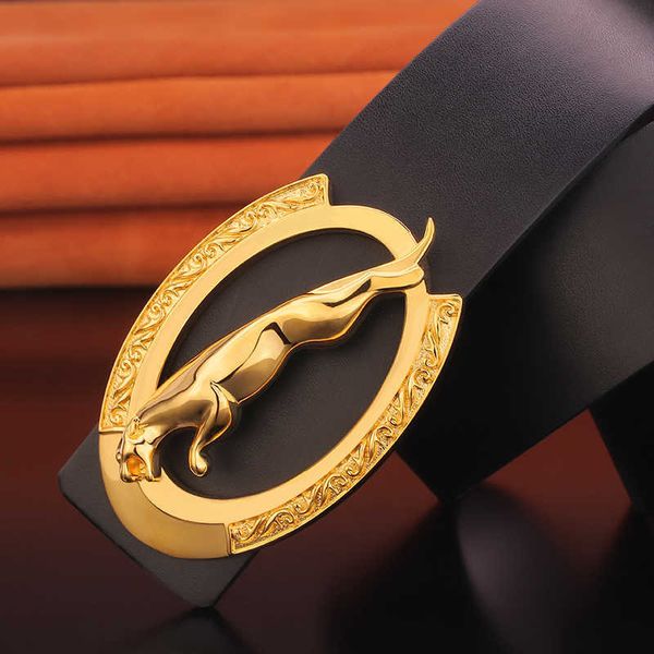 

s personality 3.8cm wide leather fashion high-grade designer men's brass buckle belt casual ceinture homme 1216, Black;brown