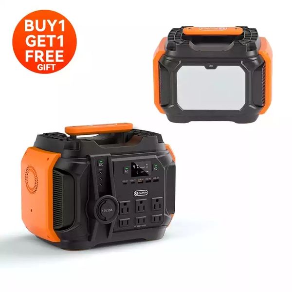 

solar generator 500w watt lithium backup 110v 220 volt energy rechargeable battery storage charger portable supply power station