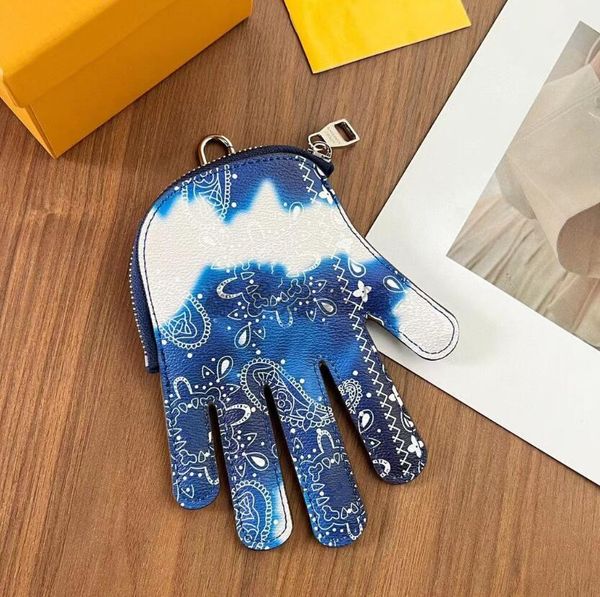 

limited edition gradual blue key wallet luxury designer zipper handheld ladies coin purses color letter women clutch bags classic brand keyc, Red;blue