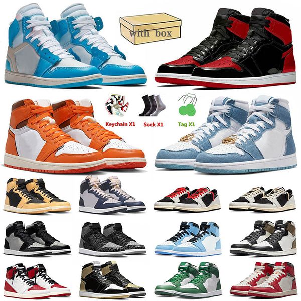 

with box 1 men basketball shoes starfish denim taxi a ma maniere gorge green ts x black phantom patent white shoe mens women trainers bigche