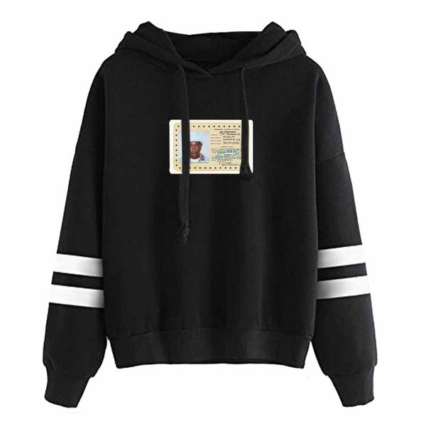 

tyler the creator cmiygl los angeles license hoodie sweatshirt long sleeve pullover, Black