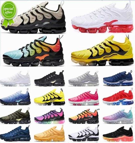 

low 2022 tn plus men running shoes women triple black white pink rise regency purple lemon lime volt mens trainers sports sneakers