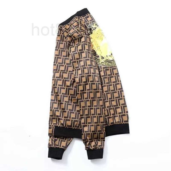 

men's jackets mens designer jacket winter pull luxe classic f letter printing casual uniform flying coat fashion waterproof windbreaker, Black;brown