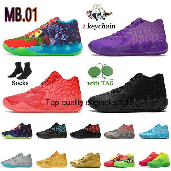 

lamelo ball 1 mb.01 men basketball shoes rick and morty rock ridge not from here black red blast queen city galaxy i unc be you iridescent