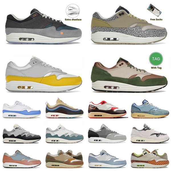 

2023 fashion cushion 1 running shoes 87 sneakers won-ang safari tour yellow crepe hemp concepts x heavy 1/87 trainers sports 36-47