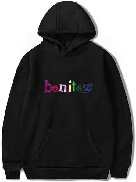 

baylen levine merch rainbow benitez hoodie casual fashion sweatshirt, Black