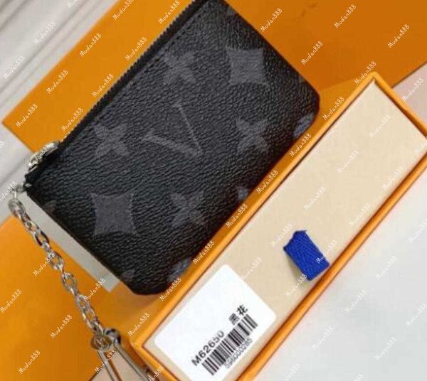 

womens men key wallets pouch pochette cles designer coin change purse louiseit card holder genuine leather zipper bag viutonits coins purses, Red;black