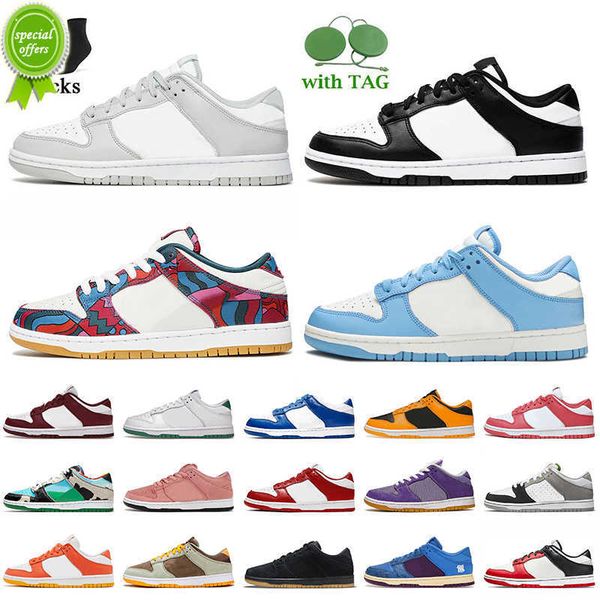 

new 2022 og womens mens low running shoes grey fog white black parra abstract art unc coast trainers lows harvest moon sports