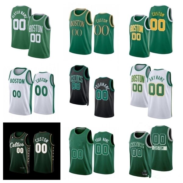 

basketball jerseys 75th custom men women youth boston''celtics''larry 33 bird bill 6 russell kevin 5 garnett paul 34 pie, Black;red