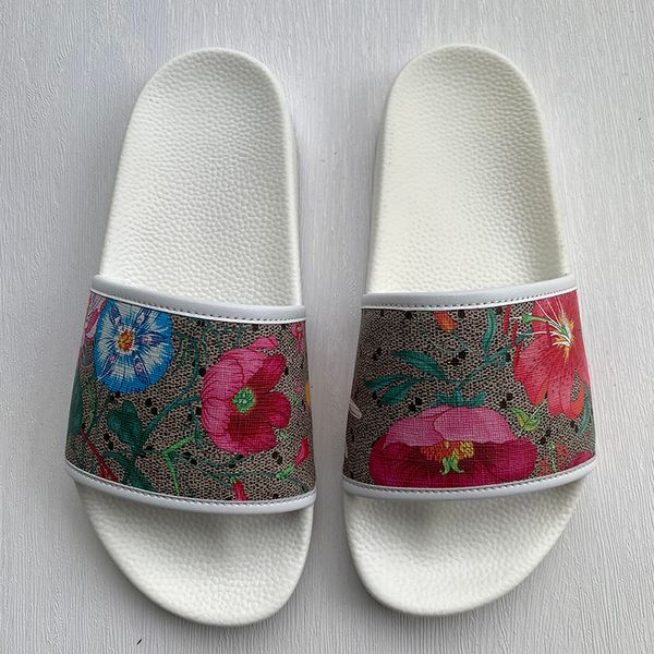 

tsm slippers sheer slides designer luxury women men rubber flower slides transparent jelly slipper summer sandals fashion shoes with box, Black