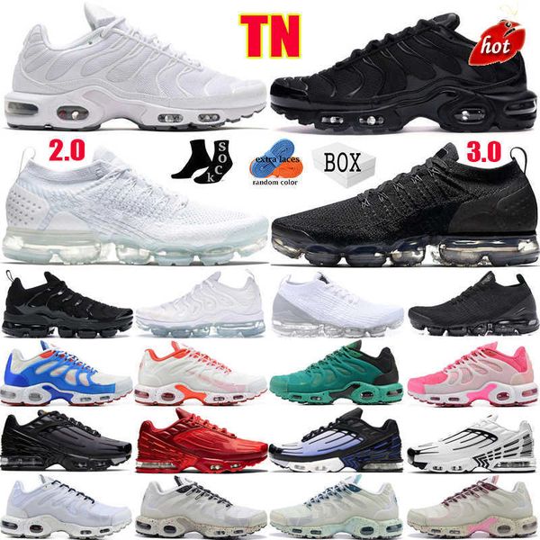 

kd tn 3 plus with box running shoes tns men terrascape women mens sneakers triple black white university blue metallic teal