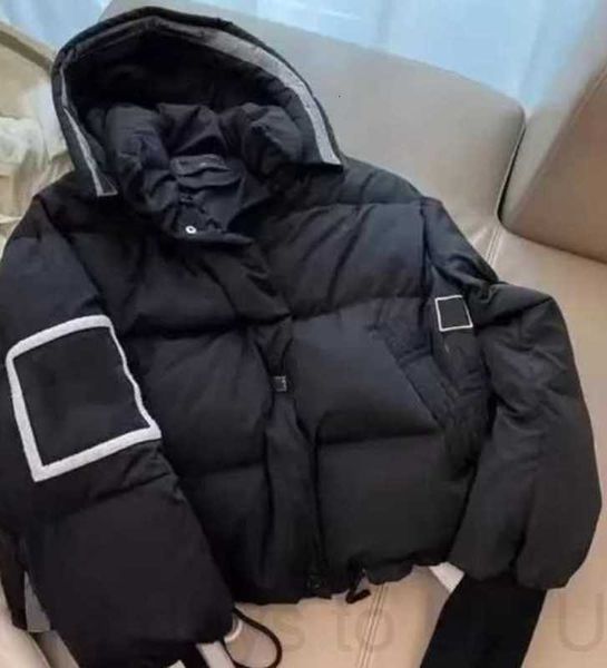 

designers down coat vest womens parkas fashion classic print motorcycle fur collar winter jackets 18 days to us uk ca, Black