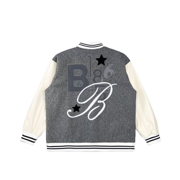 

new men's and women's jacket coat autumn winter classic baseball suit positioning cutting version pure high version, Black;brown