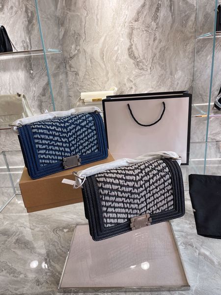 

fashion denim luxury bag brand designers handbag woman single shoulder bags casual luxuries designer women bag winter flip purse