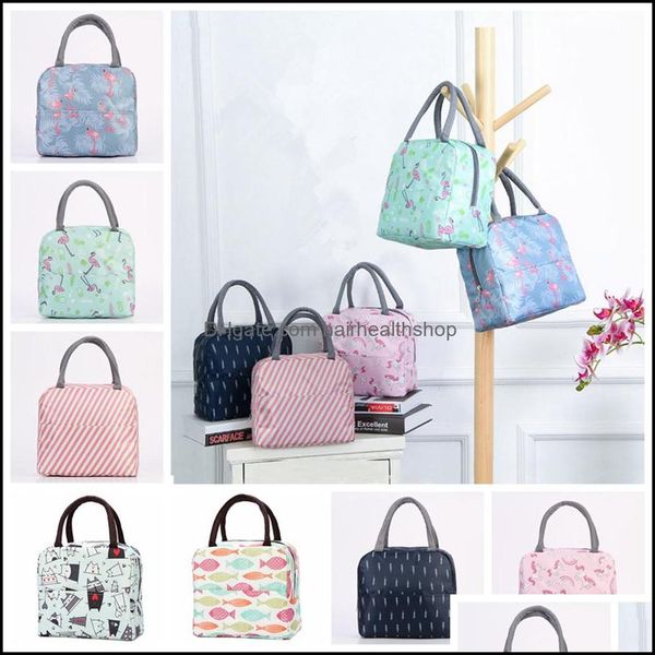 

cosmetic bags lunch oxford thermal insated box tote cooler bag bento pouch container school food storage 14styles drop delivery heal dhodv