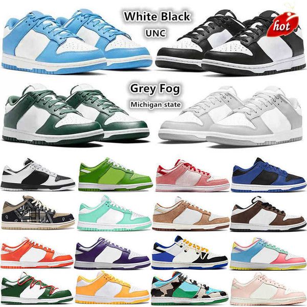 

kd men women running shoes sneaker panda white black unc blue dust grey fog pn syracuse candy vintage green sail trail