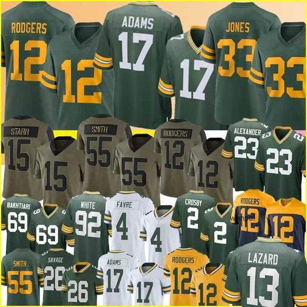 

12 aaron rodgers jones 17 davante adams green ba y 33 23 jaire alexander jerseys david bakhtiari reggie bart starr brett favre za'dariu, Black;red