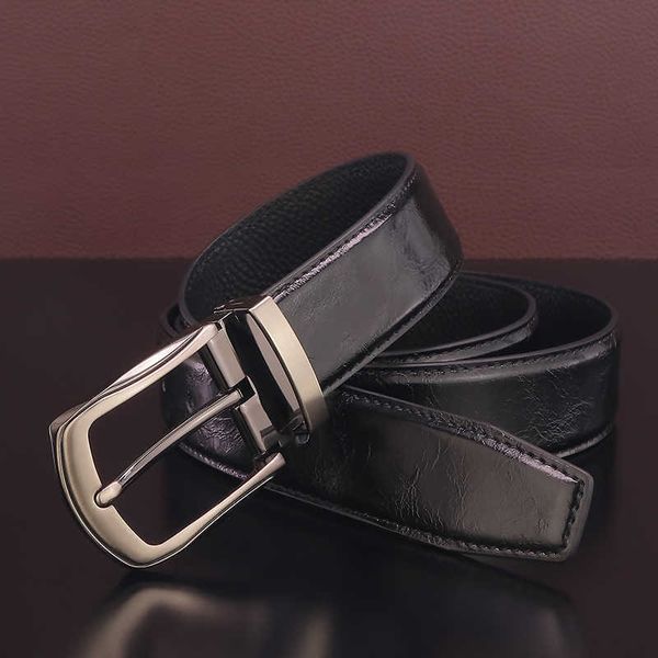 

belts pin buckle genuine leather cowskin designers belts men waist strap fashion casual young boys cowboy ceinture homme 1216, Black;brown
