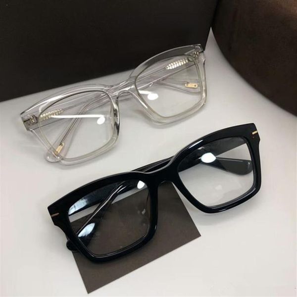 

new high-quality square pure-plank big-rim glasses frame with clear lens 50-20-145 for prescription full-set case oem212k
