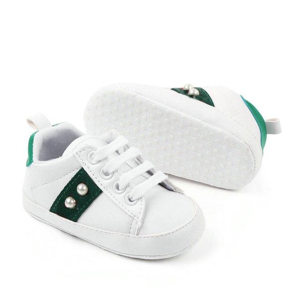 

2020 pu leather baby girls kids first walkers infant toddler classic sports anti-slip soft sole shoes sneakers prewalker spring au246q