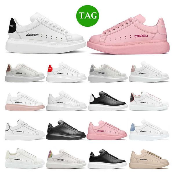 

designers shoes casual luxurys mens women white leather platforms black suede pink bule outdoor sneakers sports trainers gai fashion