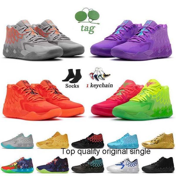 

lemelo ball mb.01 basketball shoes rock ridge red blast queen city buzz rick and morty trainers