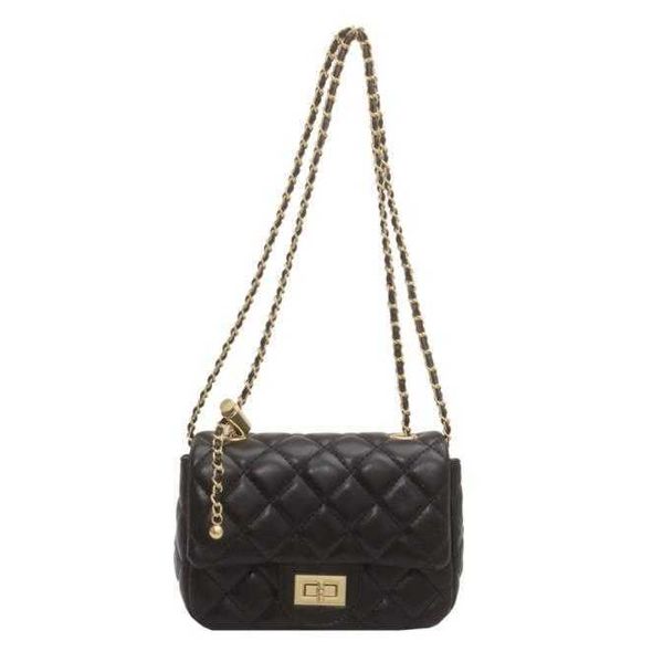 

ladies designer bags fashion women lattice flap zipper sling purse golden-lock pu leather cross-body messenger