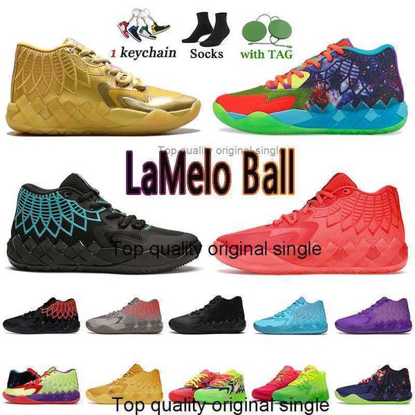 

basketball shoes rare trainers sneakers black red blast iridescent dreams with socks 2022 lamelo ball mb1 lameloshoes mb.01 1of1 be you buzz