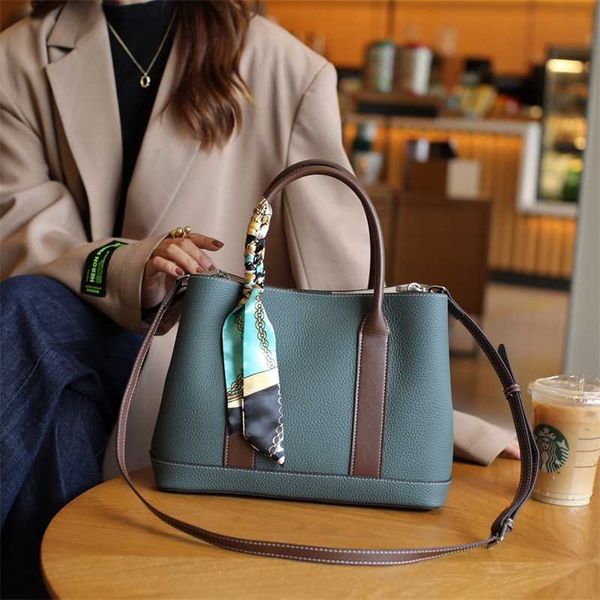 

herme handbags garden party 2022 new texture leather garden bag large capacity portable bucket one shoulder crossbody tote commuter women&#0