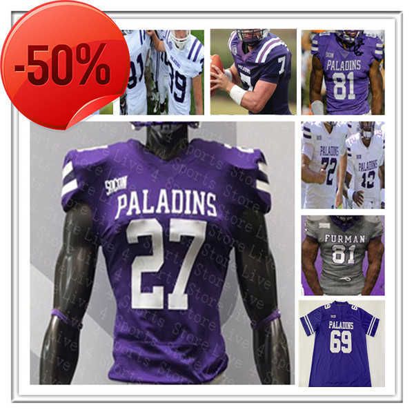 

ncaa college furman paladins fu football jerseys tyler huff jace wilson dominic roberto devin abrams myion hicks ryan miller joshua harris w, Black;red