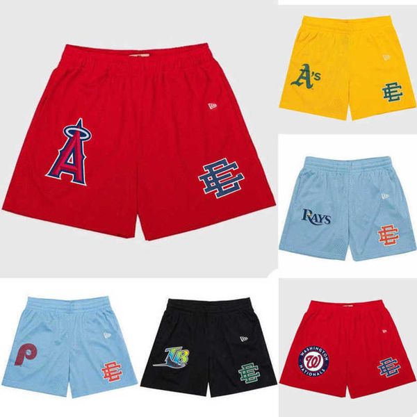 

luxury men's fashion ee shorts eric emanuel basic new york city skyline men women jog pants casual muscle fitness sports pant brand sho, White;black