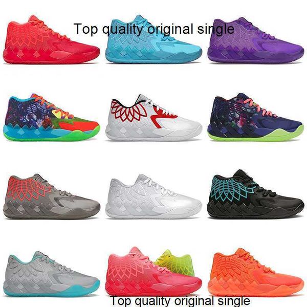 

lamelo ball mens size 12 basketball shoes 3 three balls rick and morty red queen city be you galaxy rock ridge buzz not from here beige