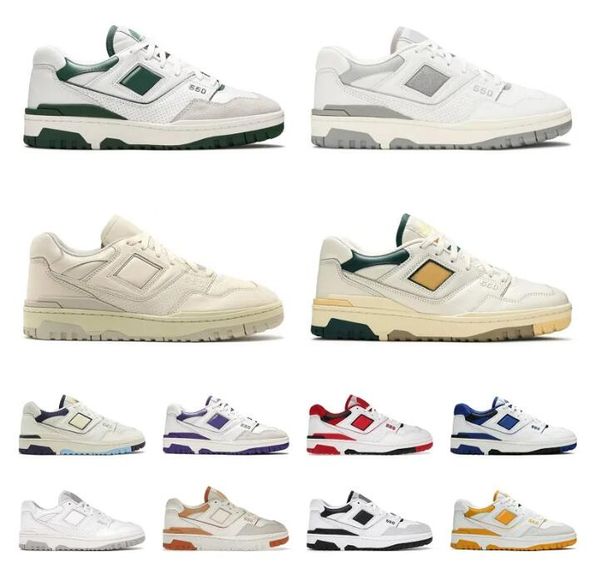 

designers bb550 b550 550 2023 outdoor shoes men women white green grey cream black blue unc navy purple shadow syracuse burgundy cyan casual