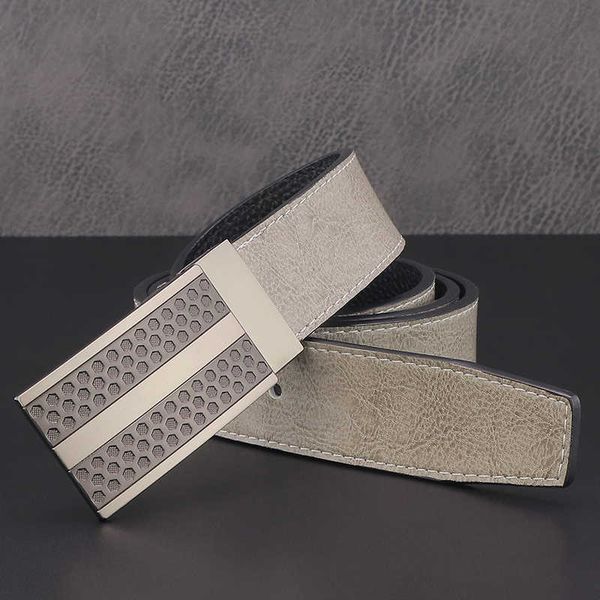 

gray slide buckle designer belts fashion young men blue genuine leather luxury brand cowboy cinto masculino 1216, Black;brown