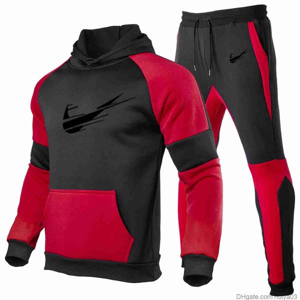 

luxury designer tracksuit causal men women suits fleece sweatsuits sport jogger autumn winter pollover hooded hoodies pants sportwear huiya0, Gray