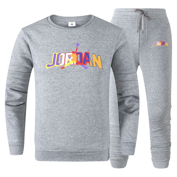 

autumn winter designer tech fleece men's tracksuits sports suit printing set 2pc clothes hoodie sweatshirt womens hoodies casual basket, Gray