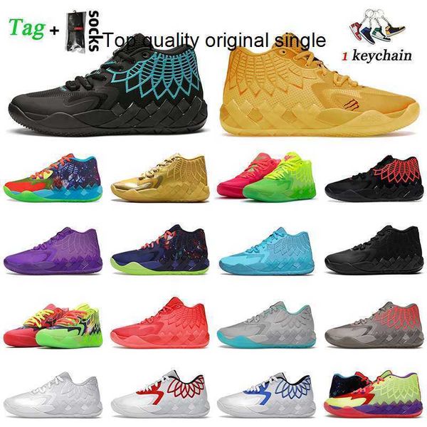 

basketballl shoes trainers sneakers fashion mens with socks lamelo ball mb.01 buzz city iridescent dreams unc galaxy i rick and morty be you