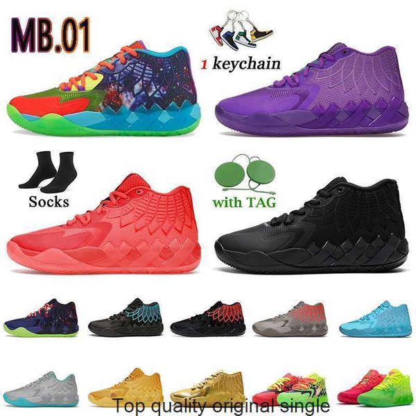 

lamelo ball 1 mb.01 men basketball shoes rick and morty rock ridge not from here black red blast queen city galaxy i unc be you iridescent