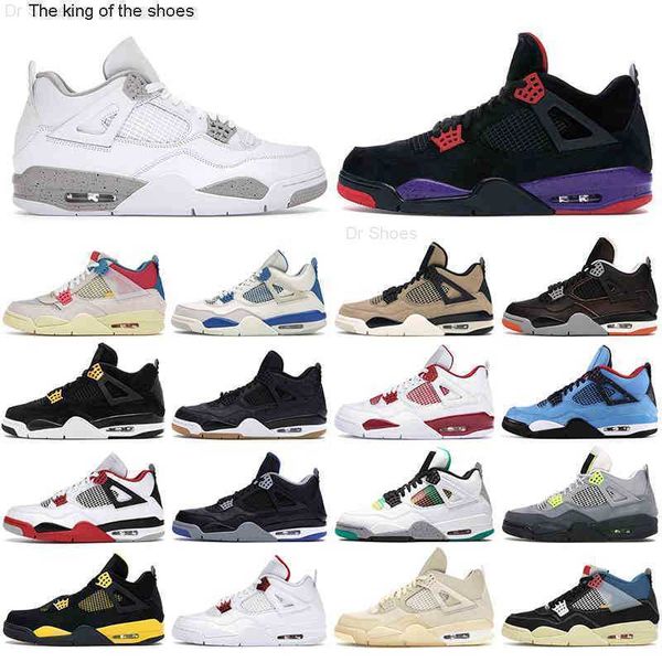 

basketball shoes men 4s 4 cat pure money cool grey royalty university red union guava lemon venom thunder mens trainers sneakers size us